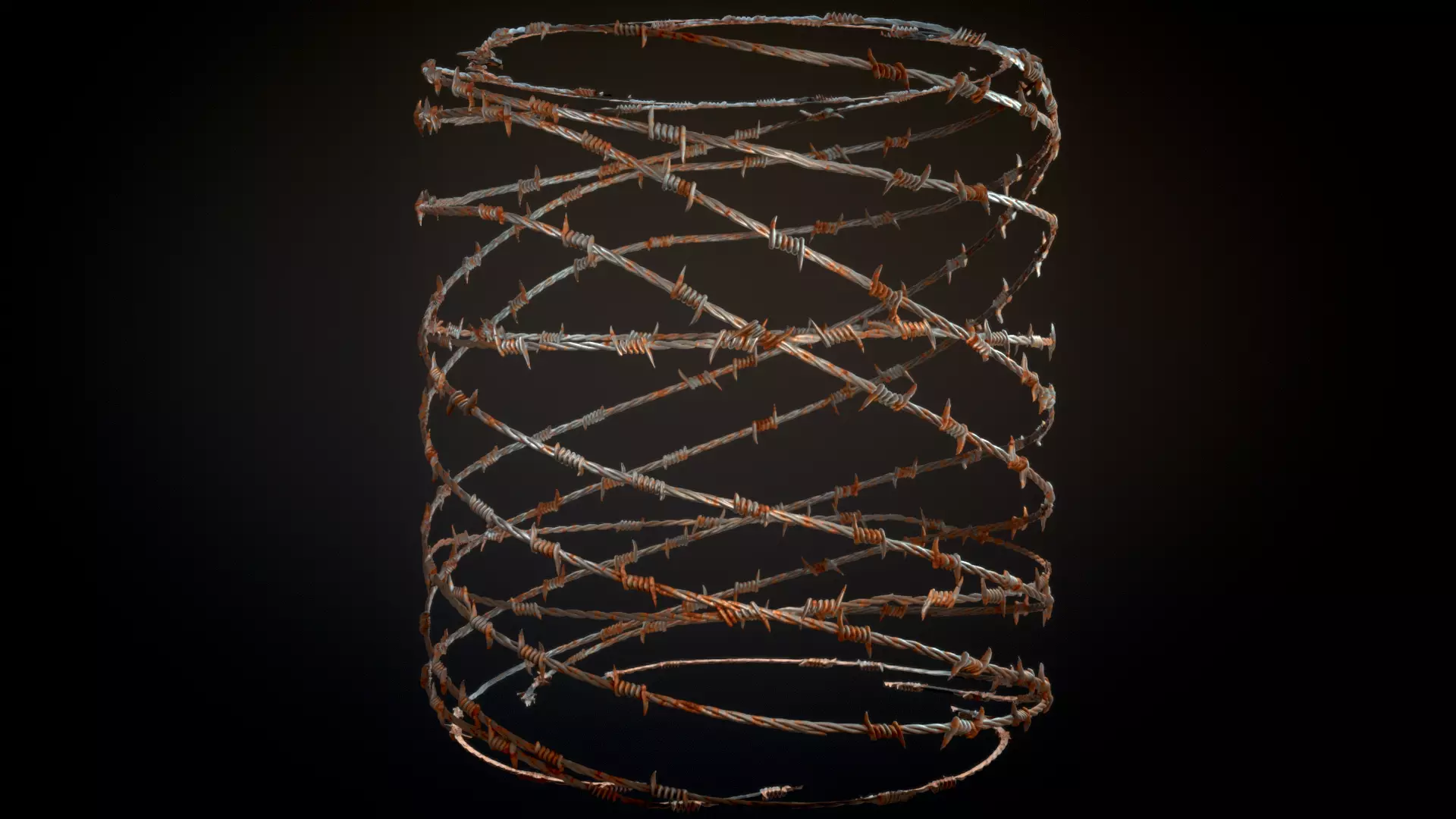 Seamless Barbed Wire Materials Texture Texture
