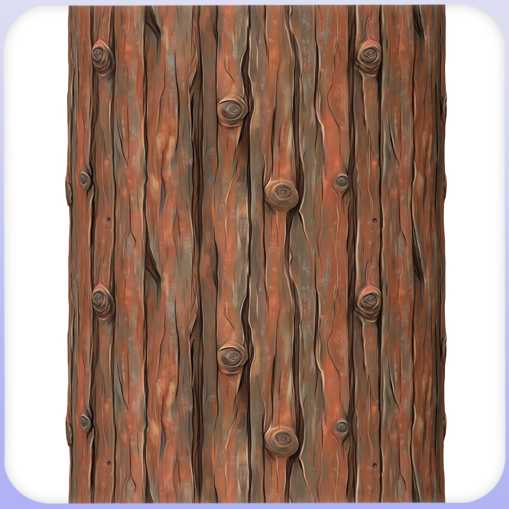 Stylized Wood Seamless Texture Texture_2