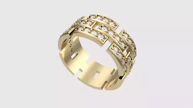 Enchanting Multi-Row Wedding Band JDBCo