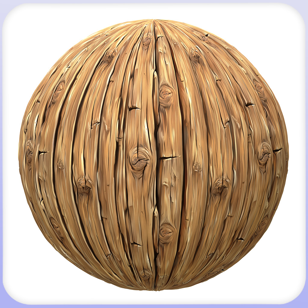 Stylized Wood Seamless Texture Texture_5