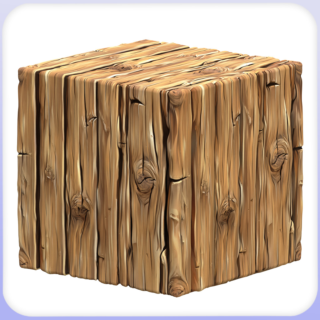 Stylized Wood Seamless Texture Texture_3