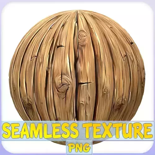 Stylized Wood Seamless Texture
