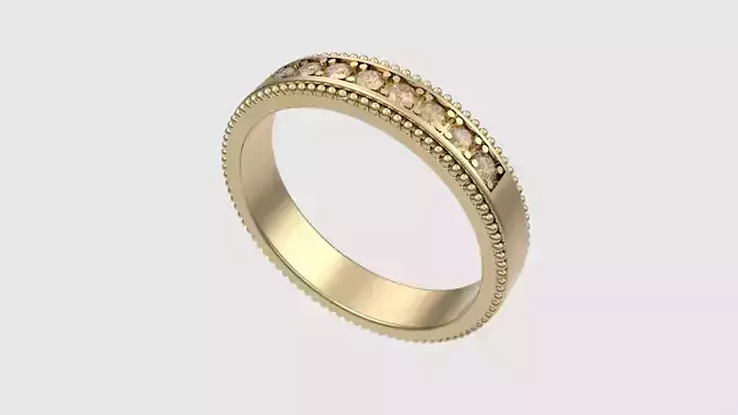 Grisant Gem Wedding Band JDBCo