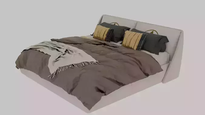 realistic high Quality 3D Bed