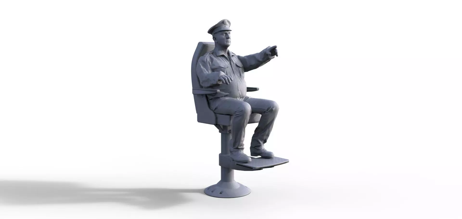 Figure water police Modelship Boat Schiffsmodell Diorama 3D print model_0