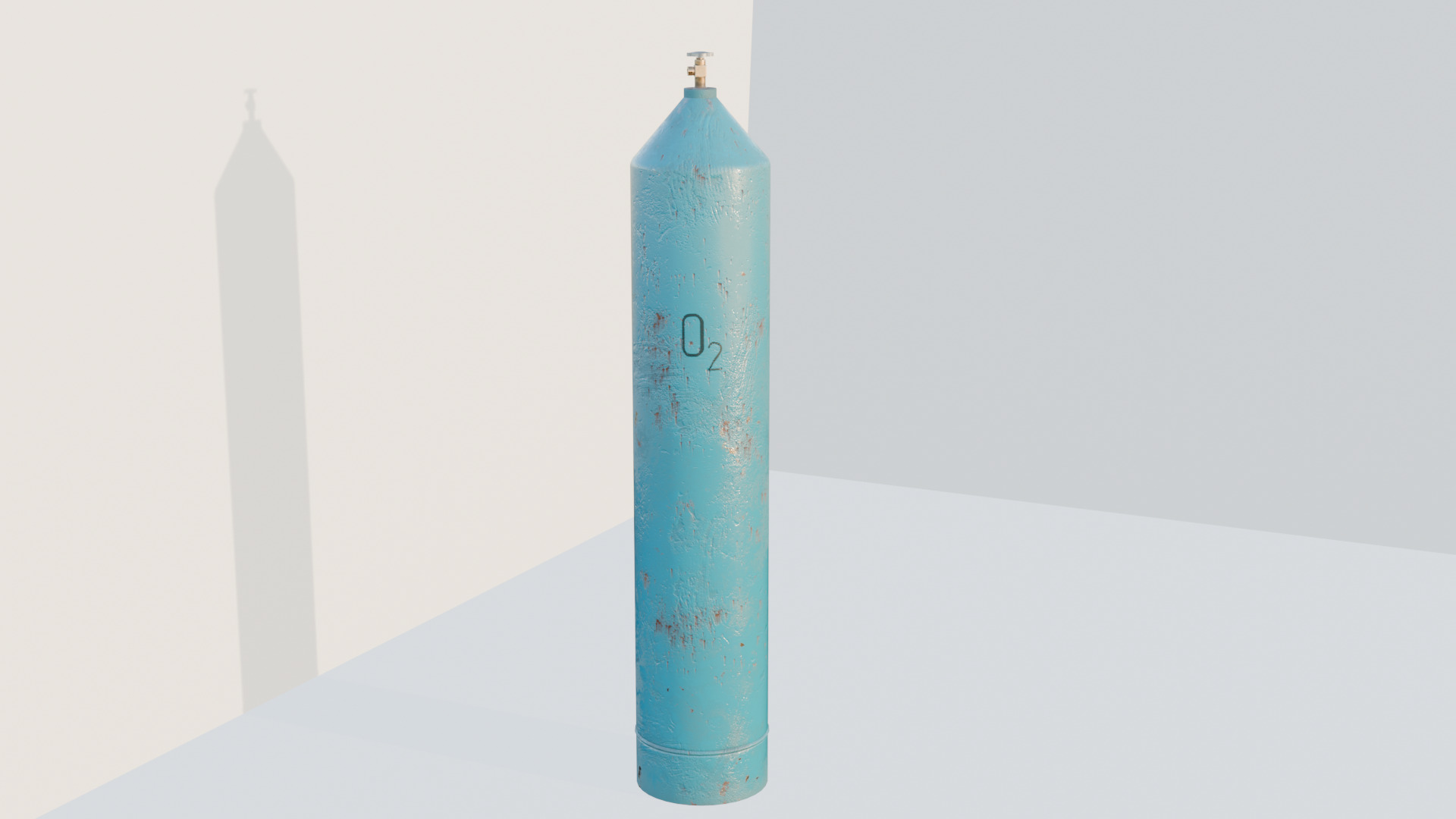 gas canisters Low-poly 3D model_6