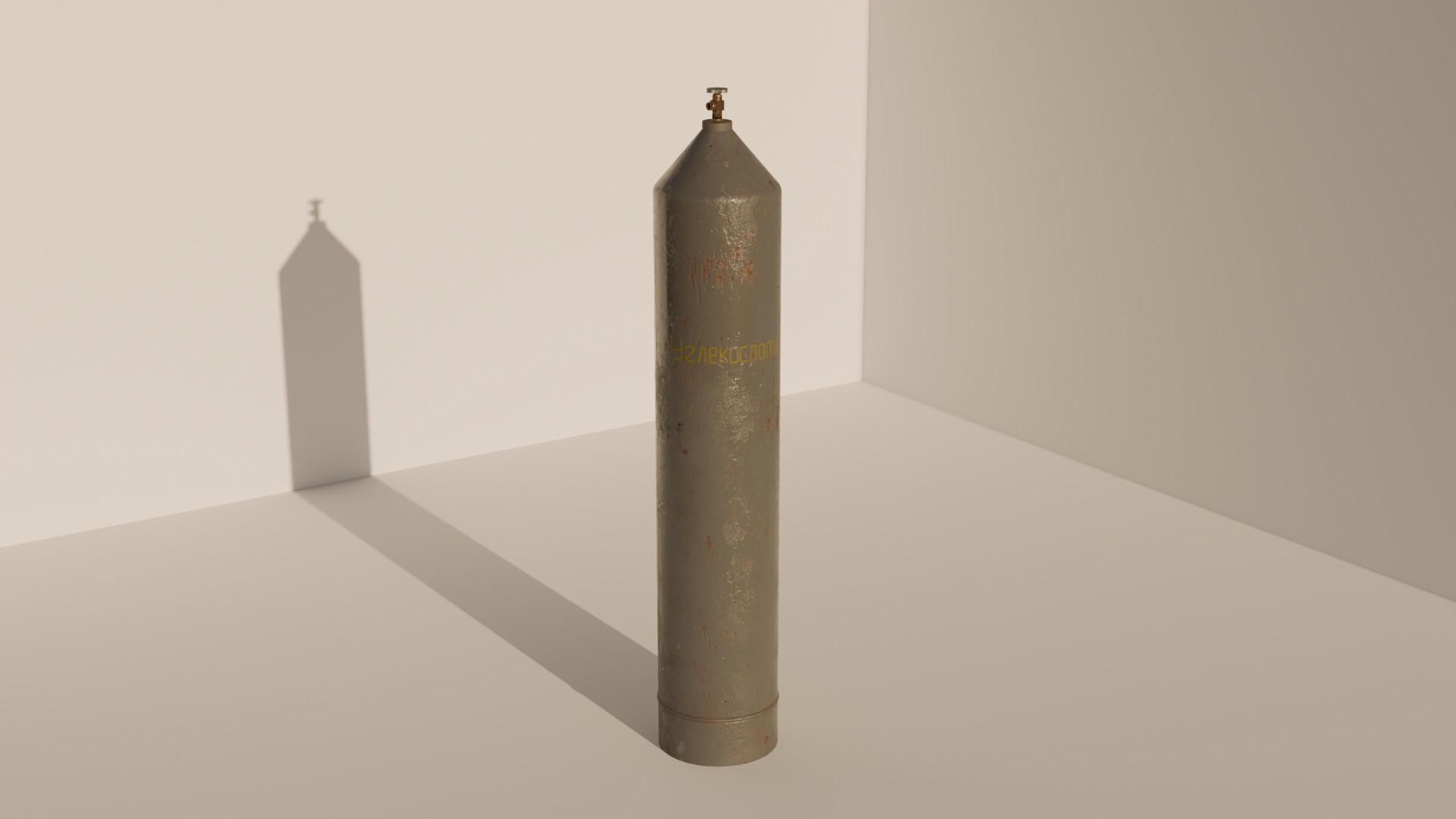 gas canisters Low-poly 3D model_3