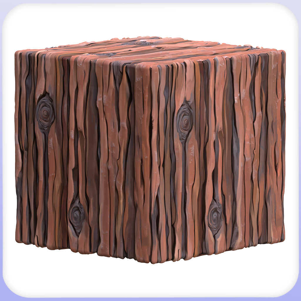 Stylized Wood Seamless Texture Texture_3