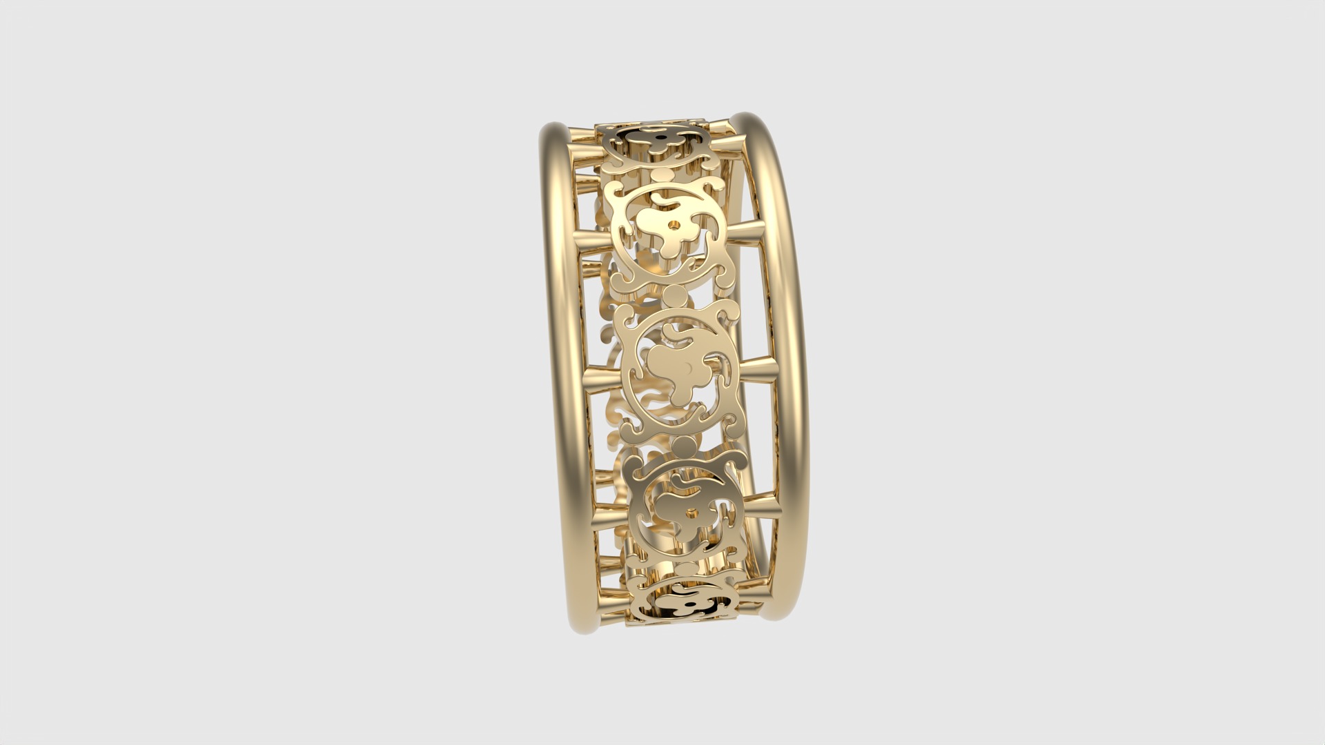 Delicate Intricate Pattern Ring JDBCo 3D print model_27