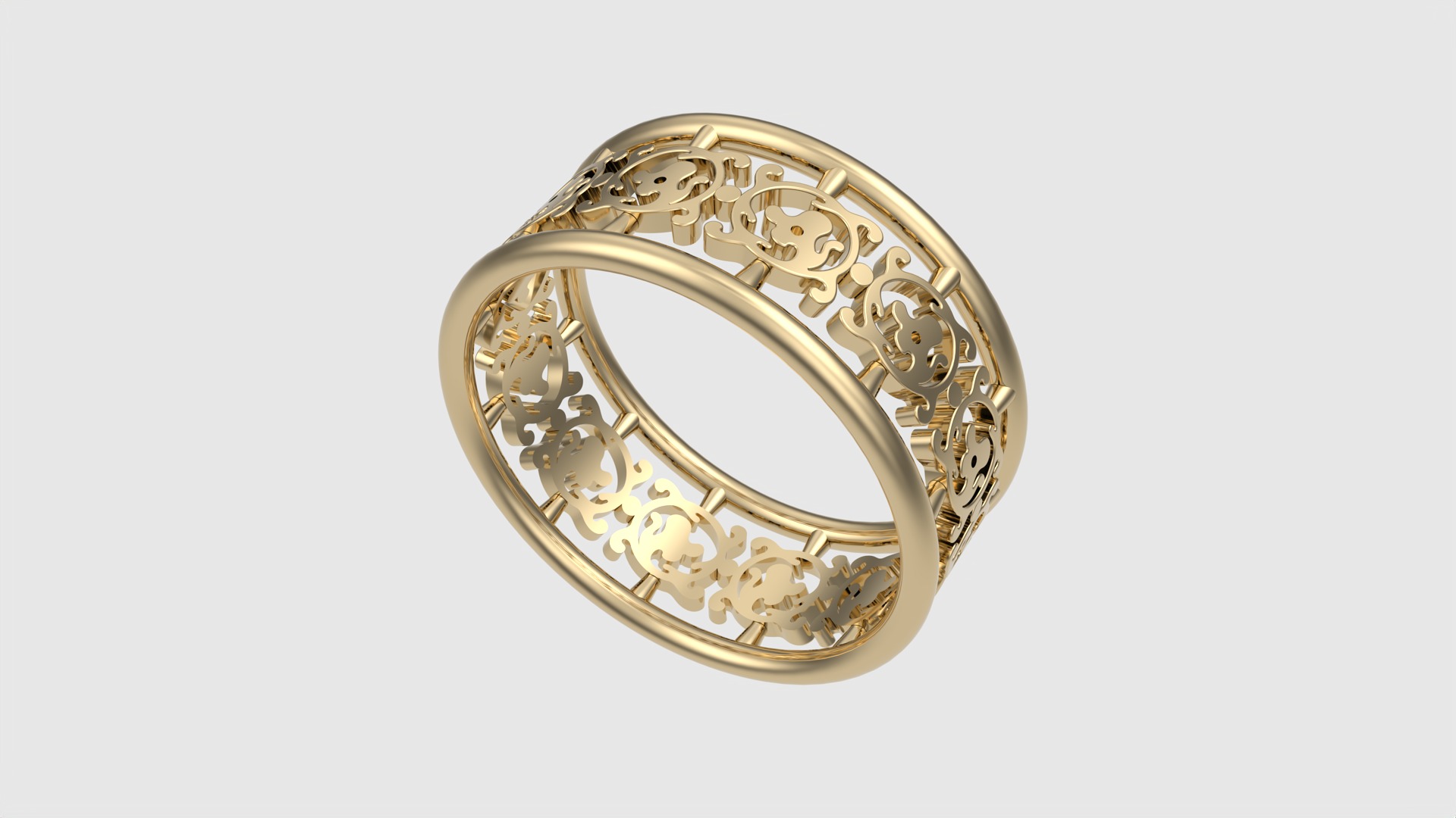 Delicate Intricate Pattern Ring JDBCo 3D print model_22