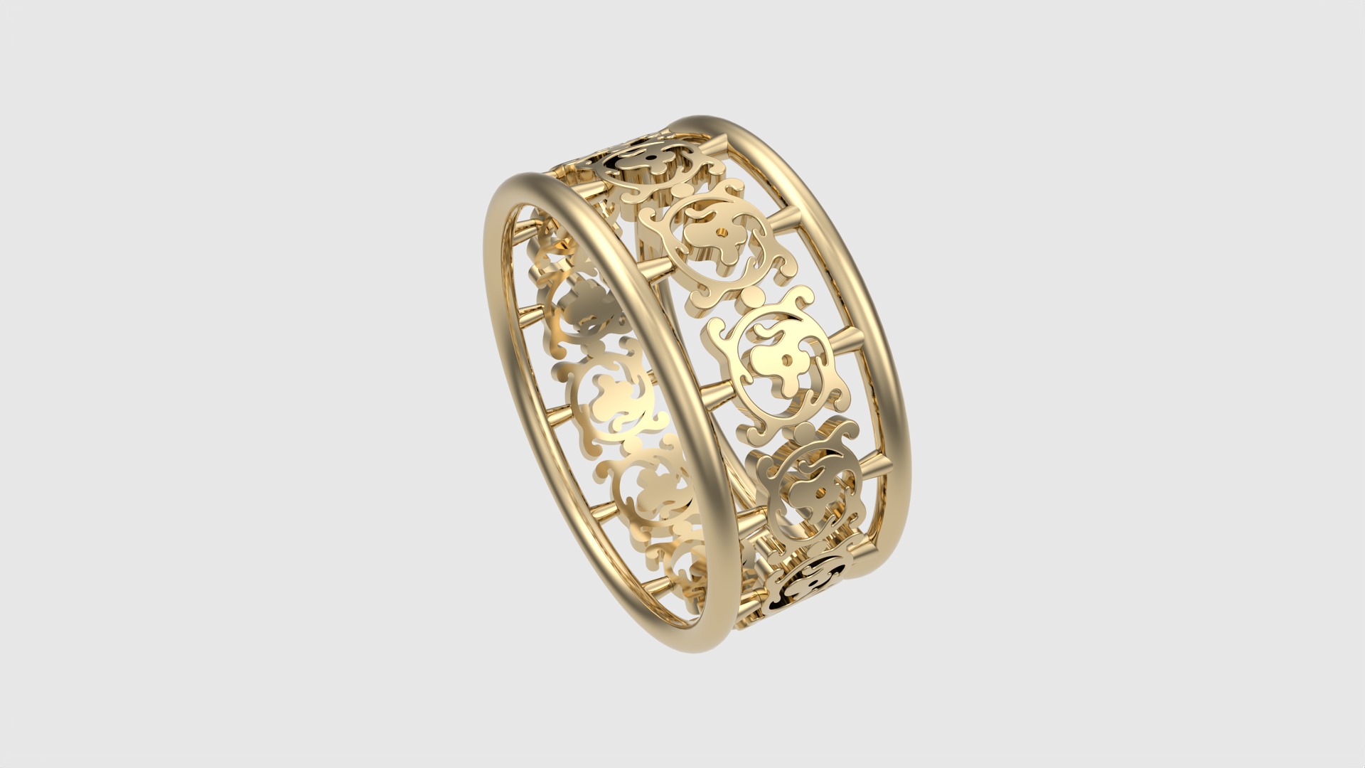 Delicate Intricate Pattern Ring JDBCo 3D print model_28