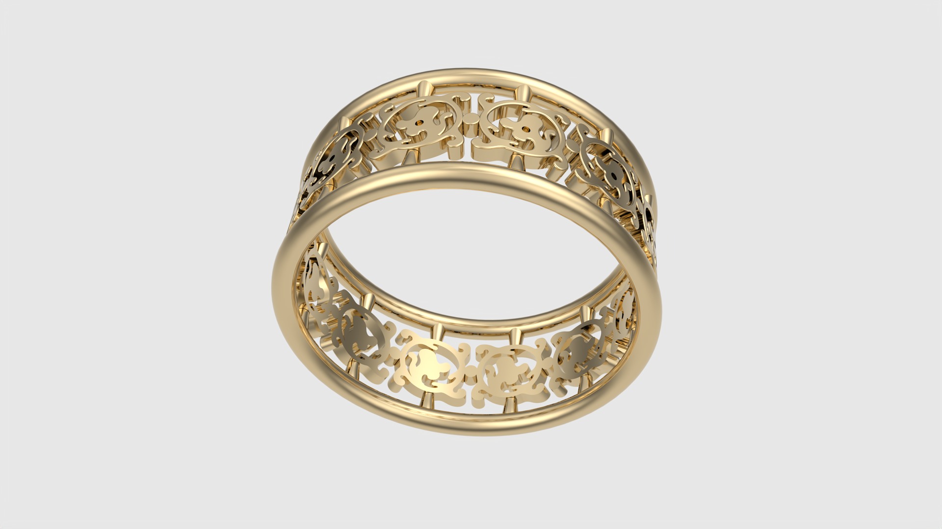 Delicate Intricate Pattern Ring JDBCo 3D print model_23