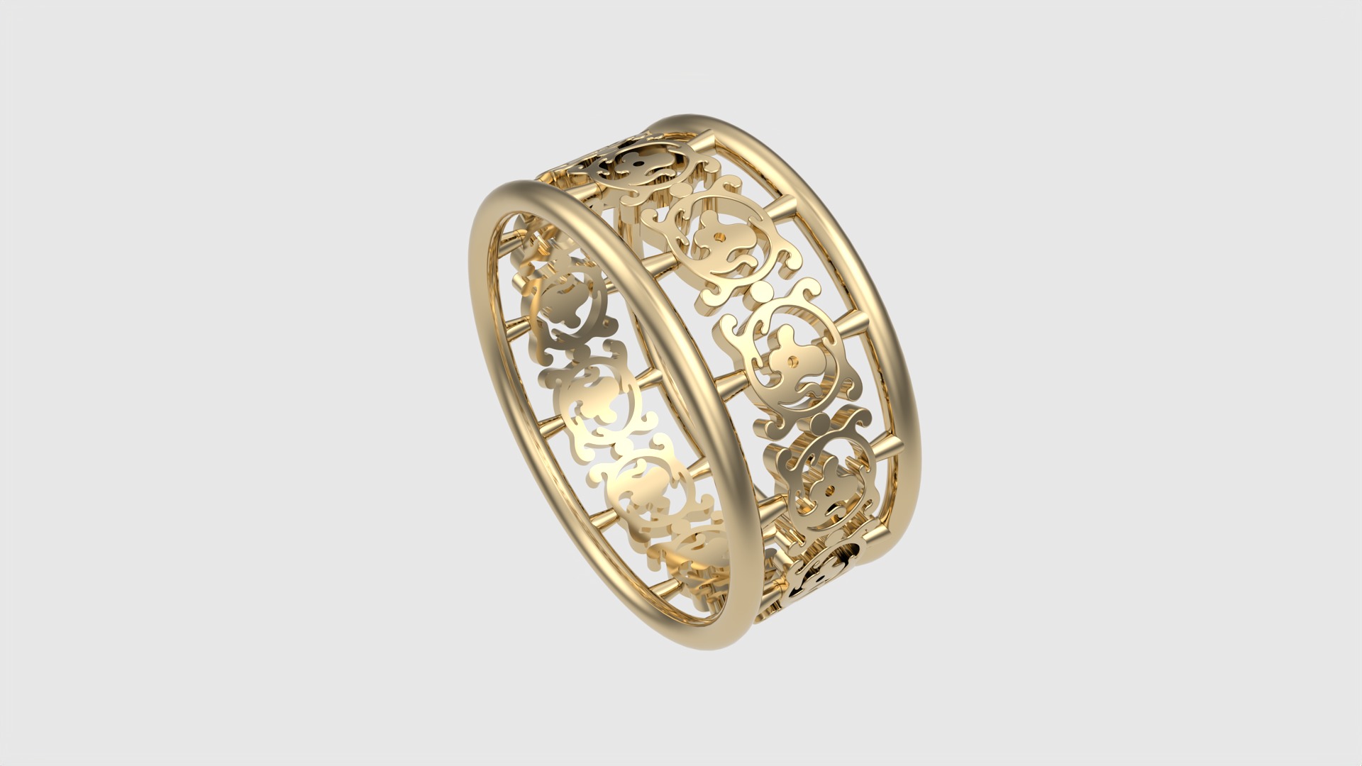 Delicate Intricate Pattern Ring JDBCo 3D print model_21