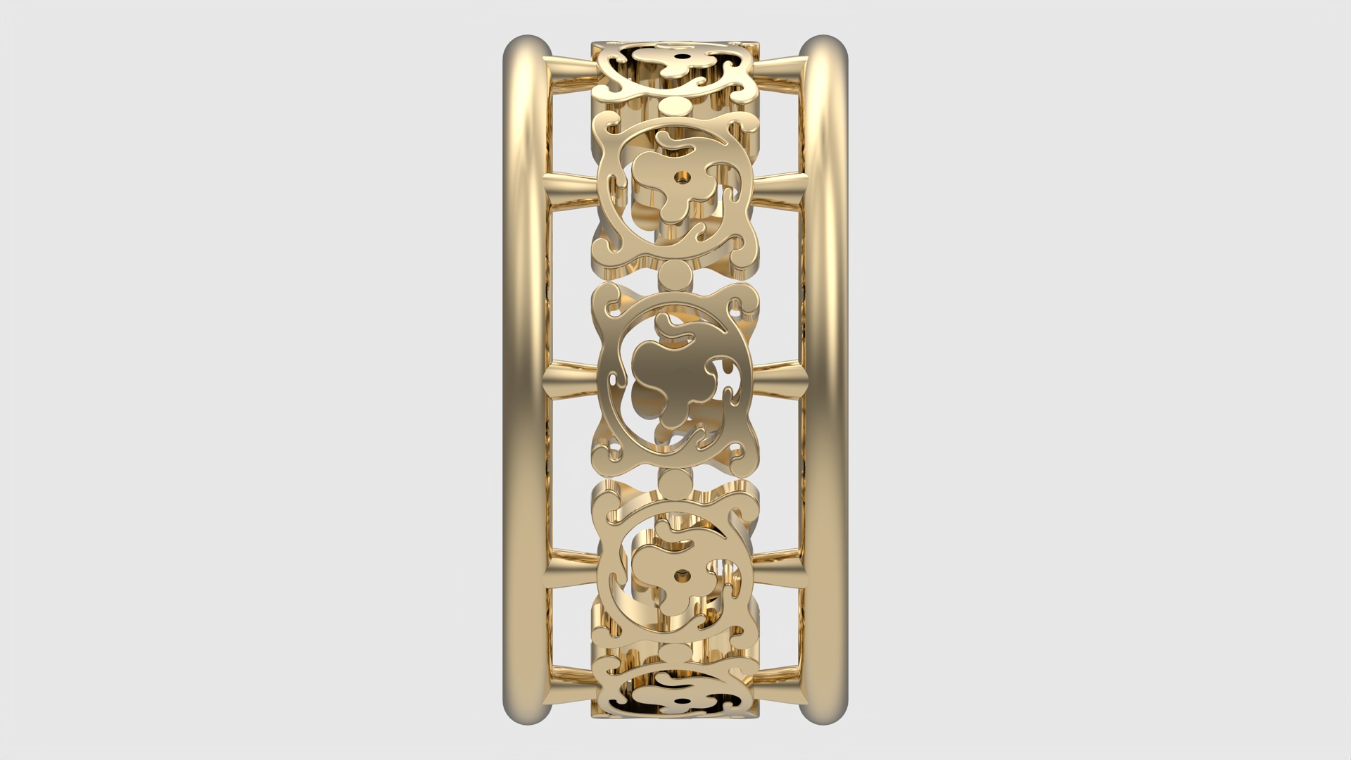 Intricate Pattern Tasteful Ring JDBCo 3D print model_5