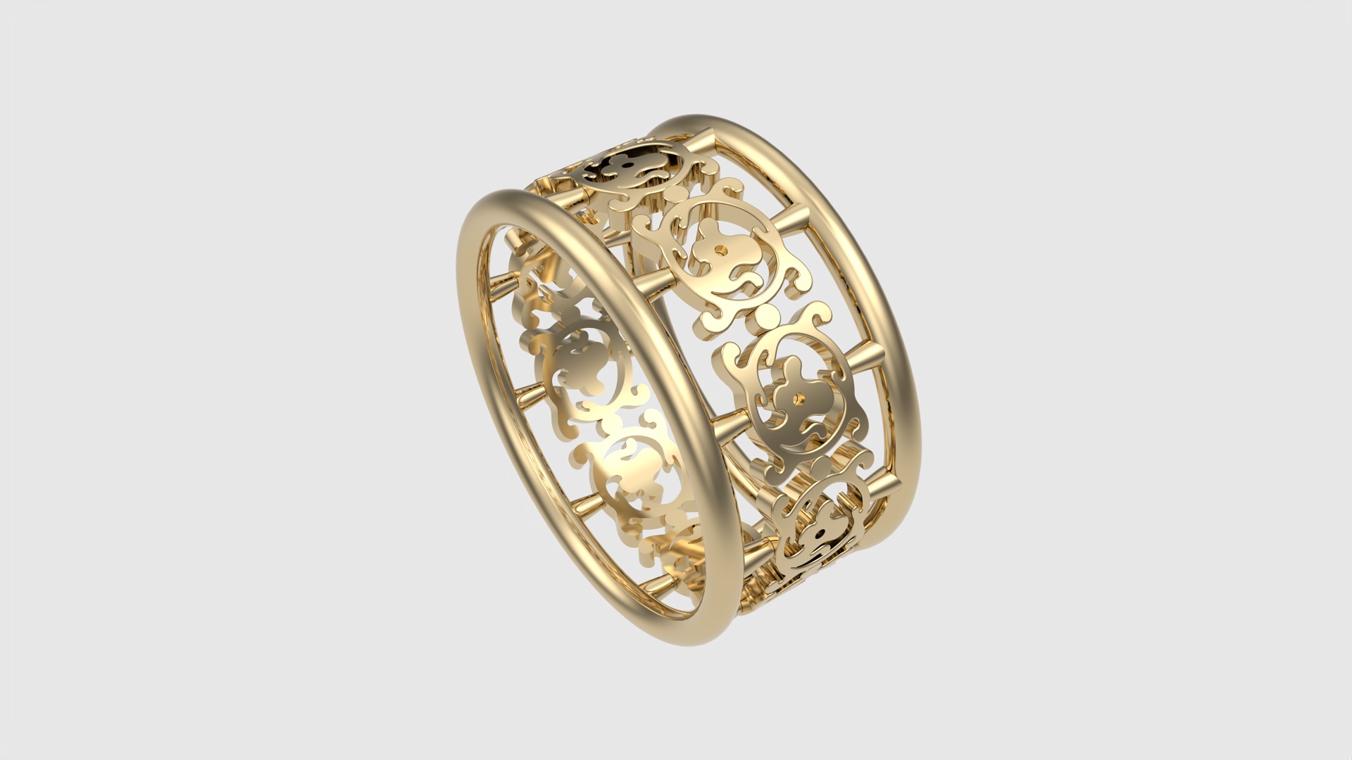 Intricate Pattern Tasteful Ring JDBCo 3D print model_21