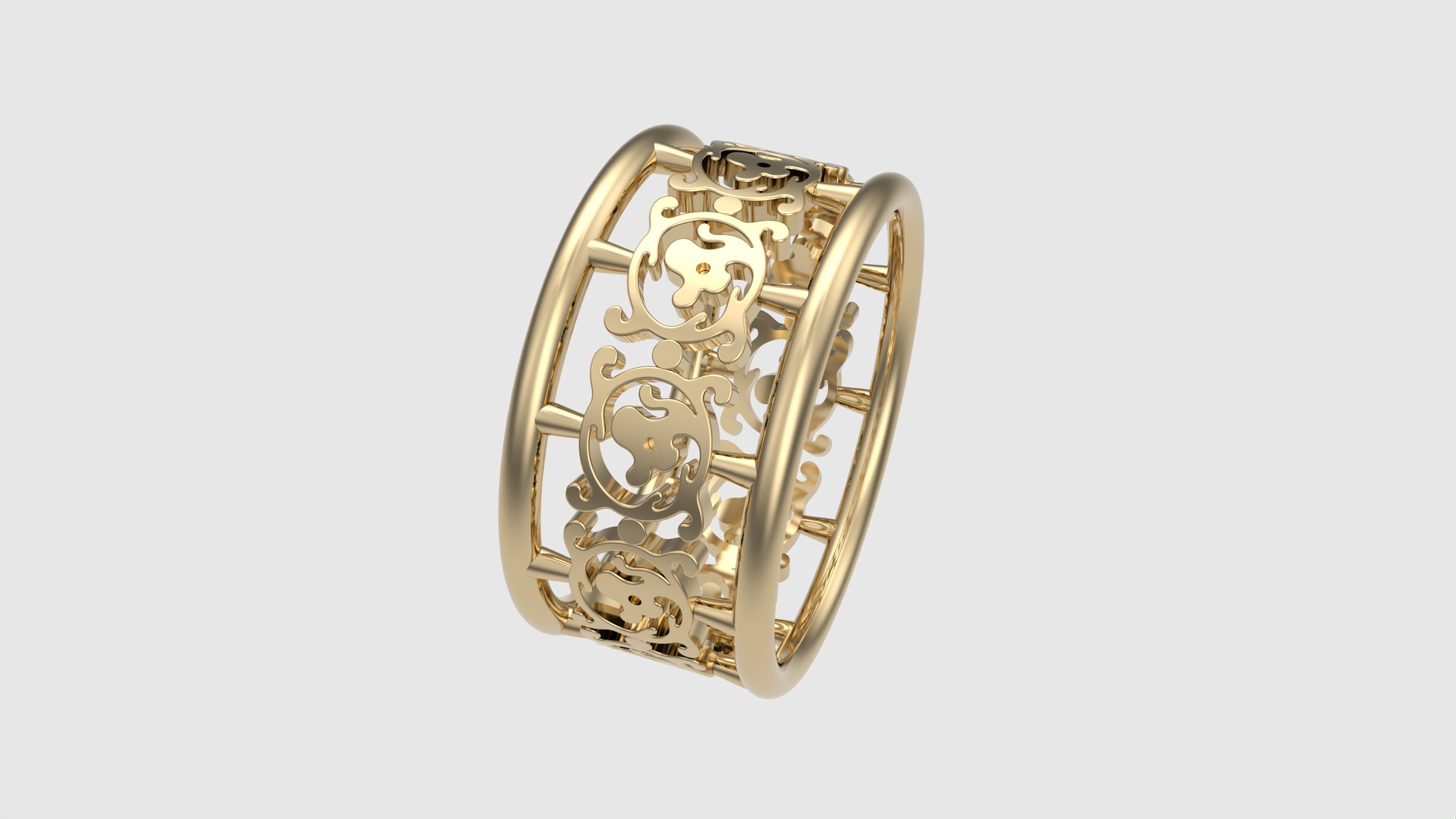 Intricate Pattern Tasteful Ring JDBCo 3D print model_26
