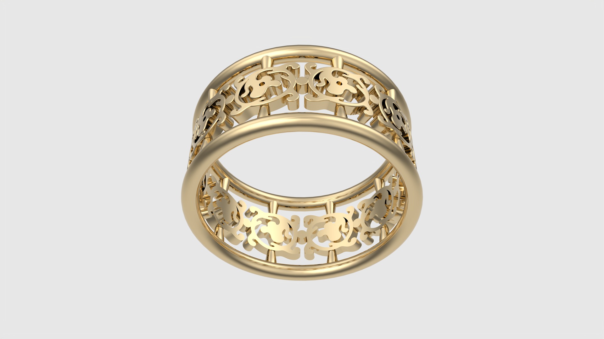 Intricate Pattern Tasteful Ring JDBCo 3D print model_16