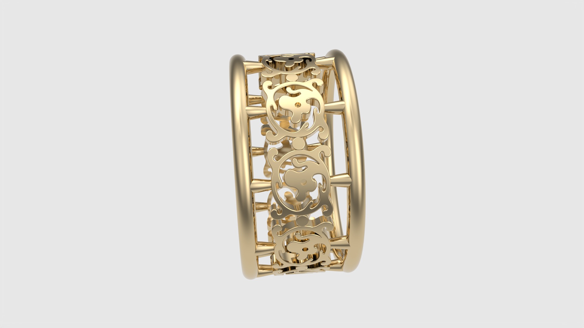 Intricate Pattern Tasteful Ring JDBCo 3D print model_27