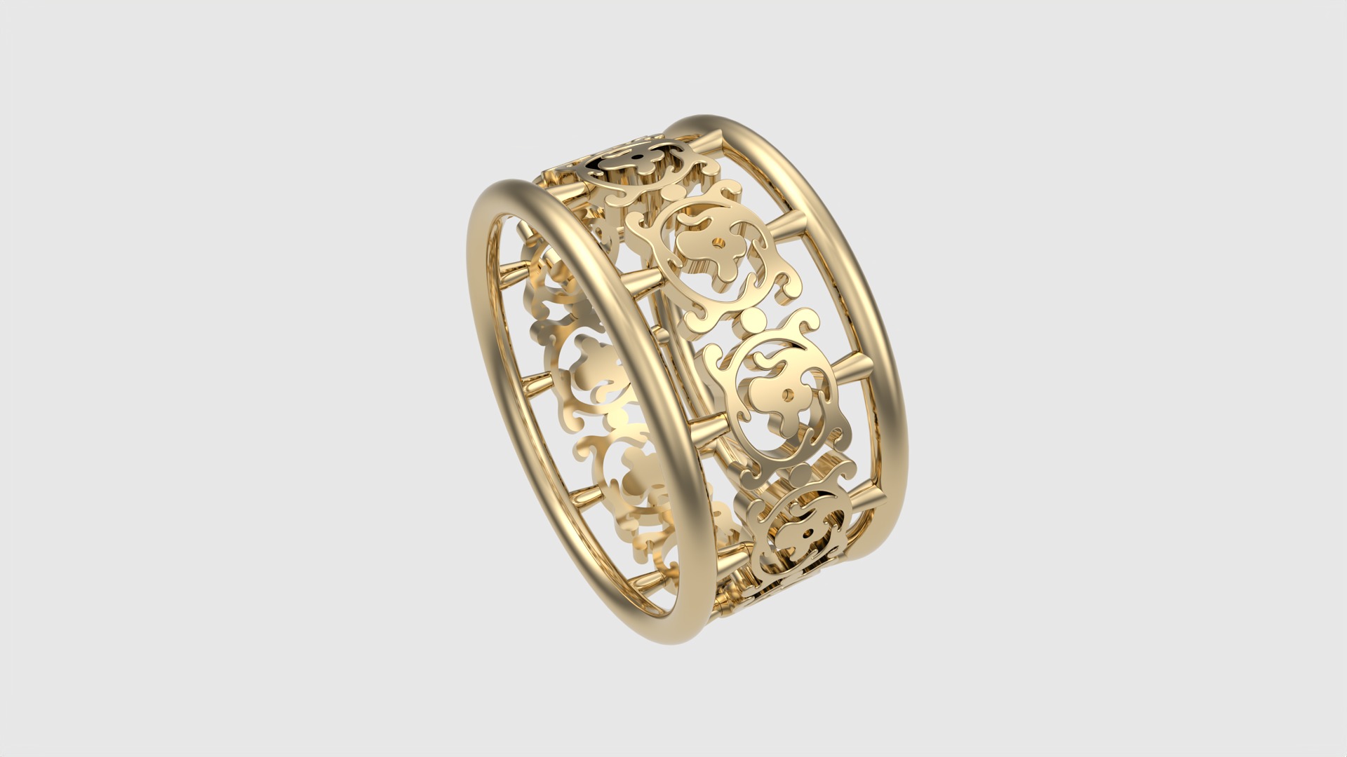 Intricate Pattern Tasteful Ring JDBCo 3D print model_28