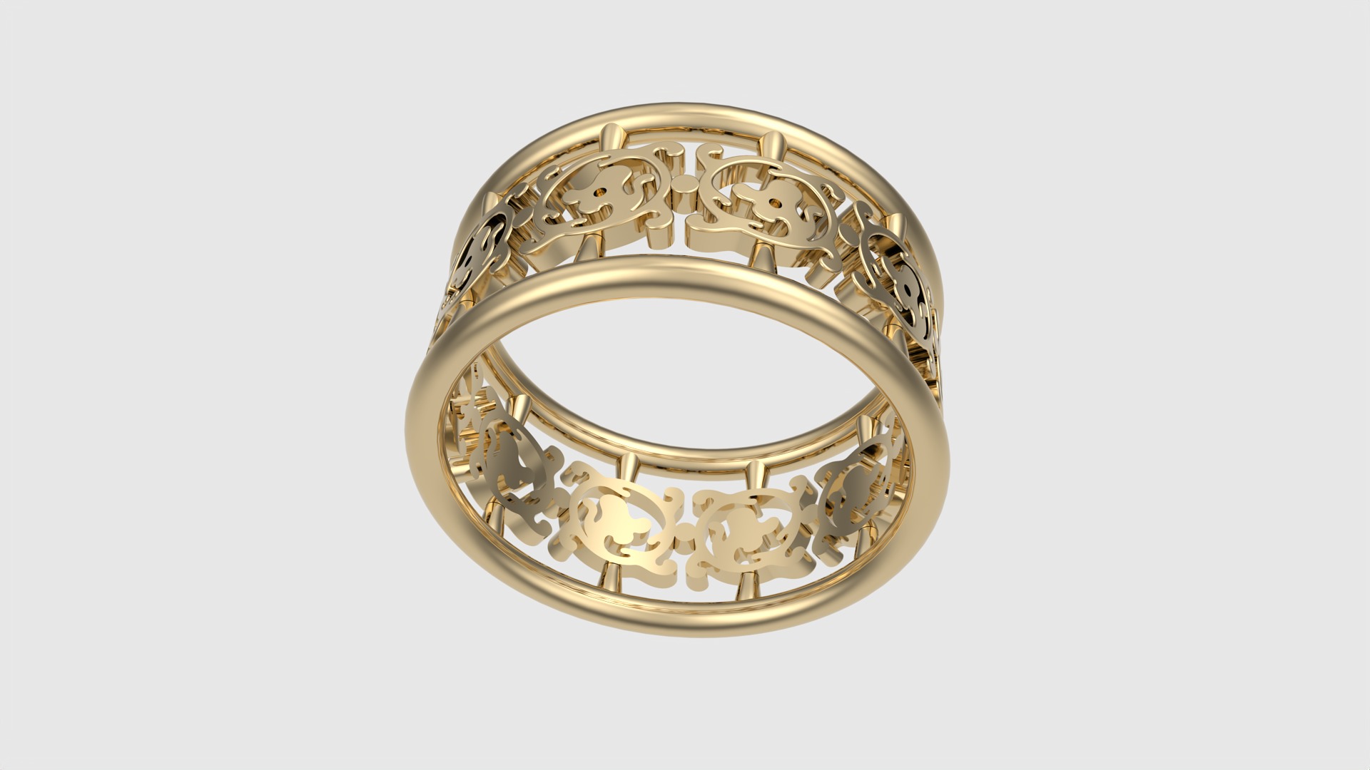 Intricate Pattern Tasteful Ring JDBCo 3D print model_23