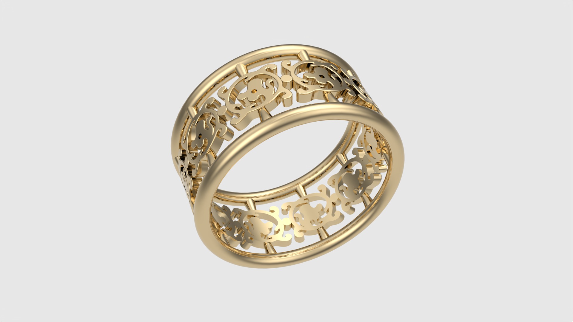 Intricate Pattern Tasteful Ring JDBCo 3D print model_24