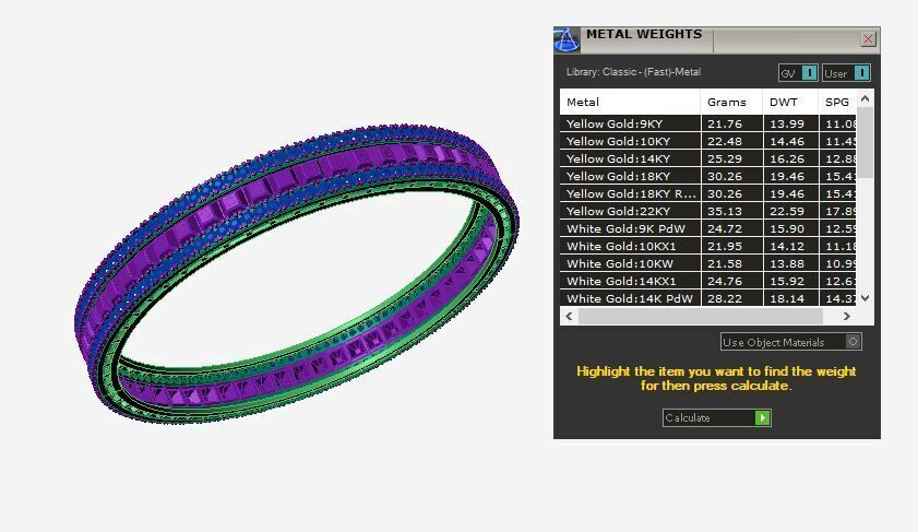 Fashion Bracelet 3D print model_4