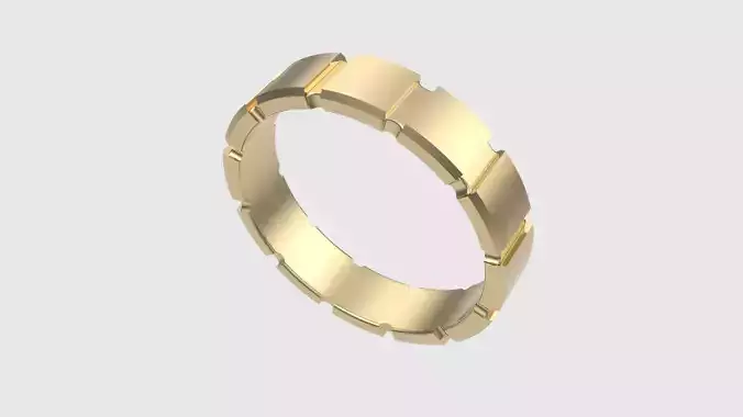 Contemporary Grooved Band Ring JDBCo
