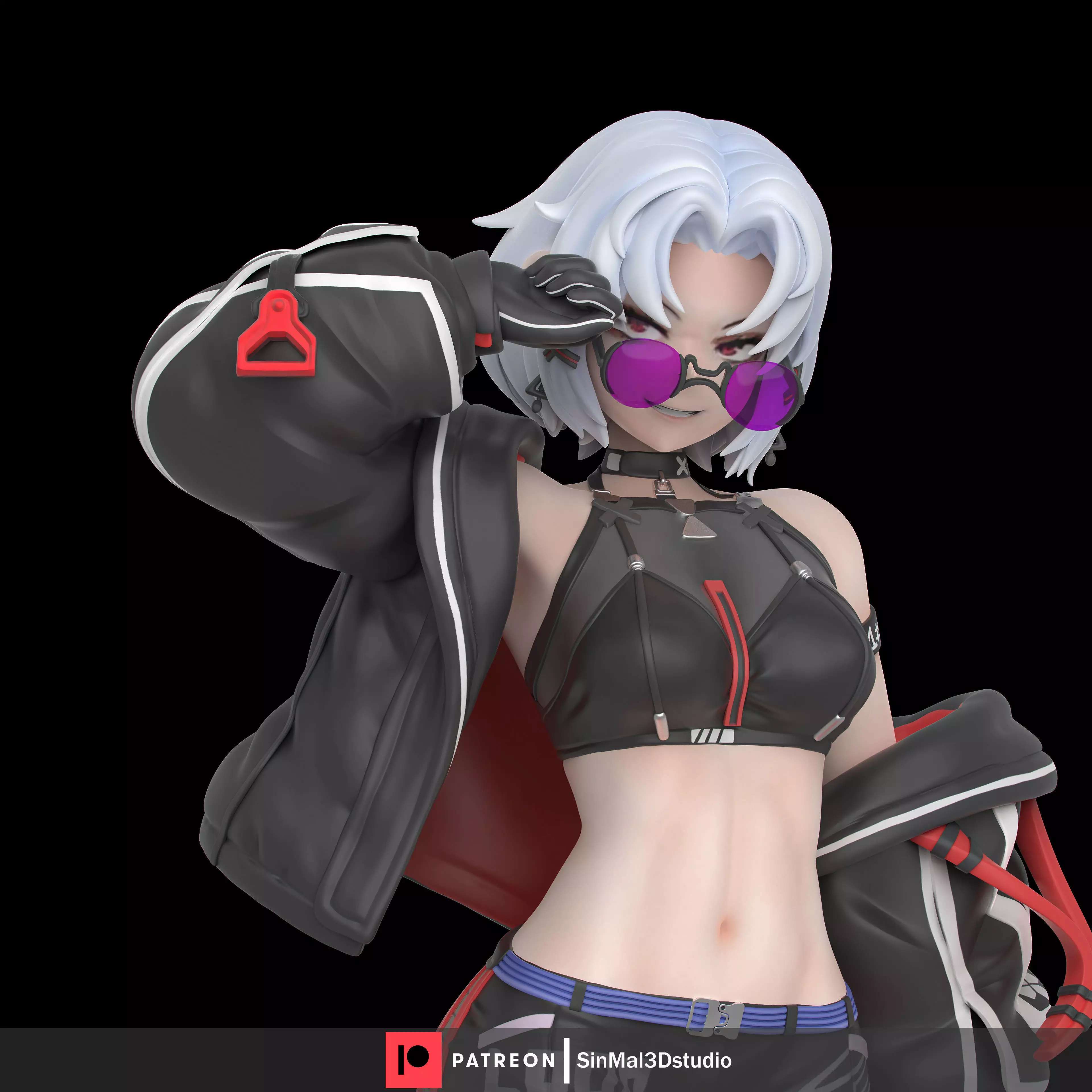 NIKKE-DRAKE racing villain 3D print model_0
