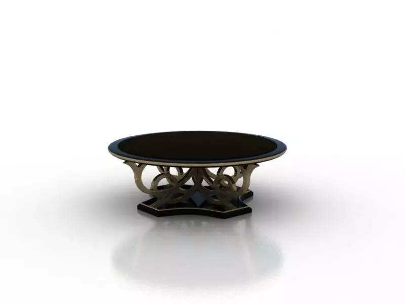 Georgian Round Dining Table 3D print model