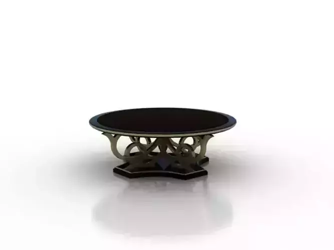 Georgian Round Dining Table 3D print model