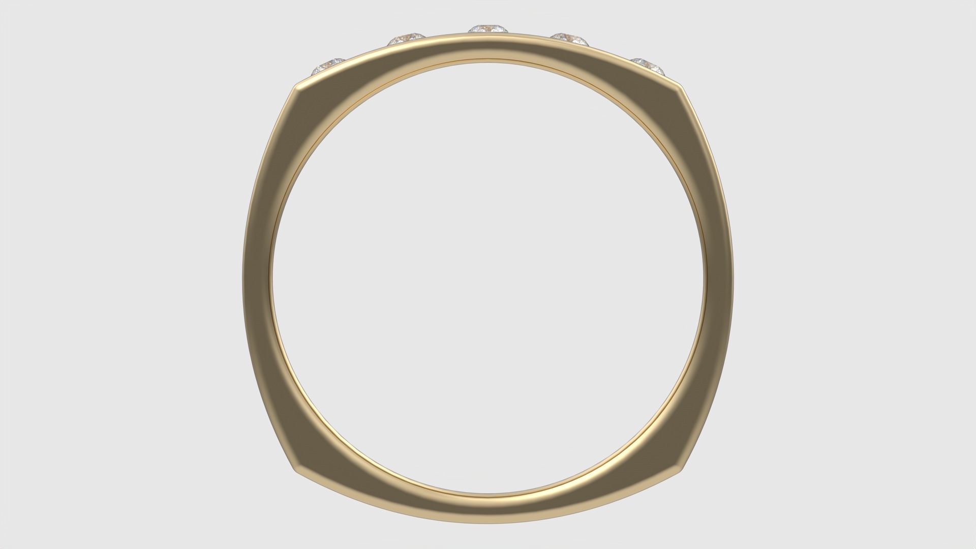 Four-Corner Channel Set Ring JDBCo 3D print model_4