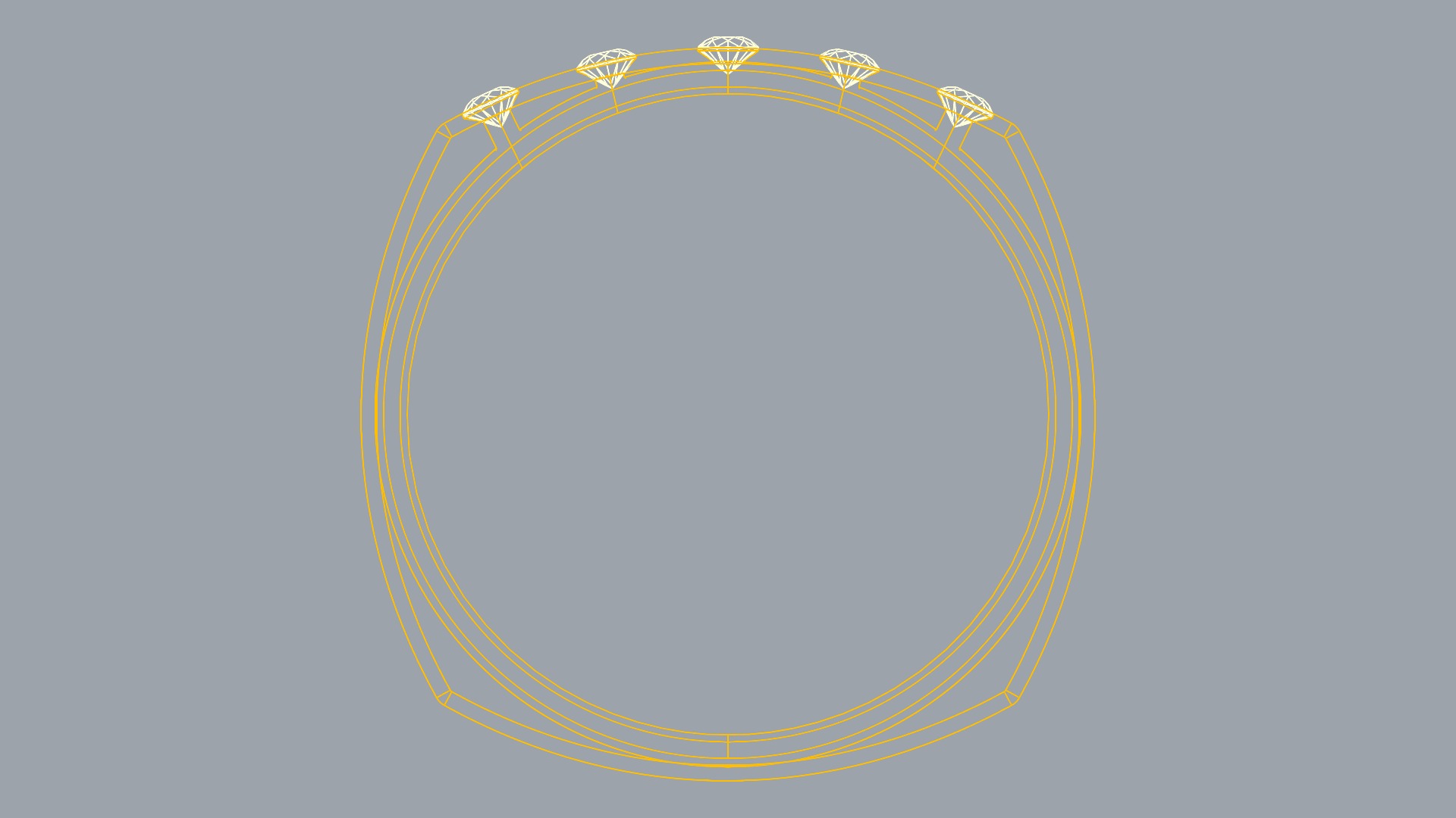 Four-Corner Channel Set Ring JDBCo 3D print model_10