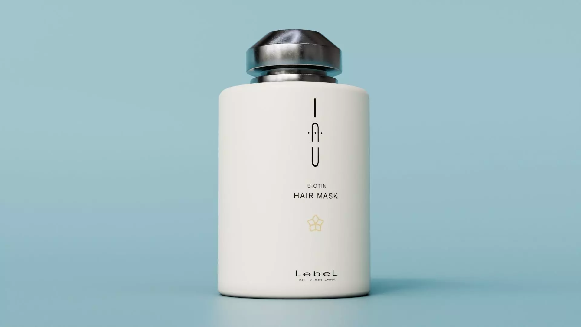 IAU Biotin Hair Mask Low-poly 3D model