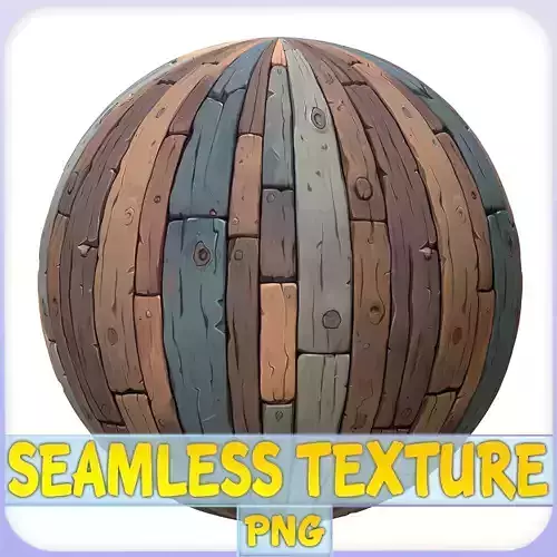 Stylized Wood Seamless Texture