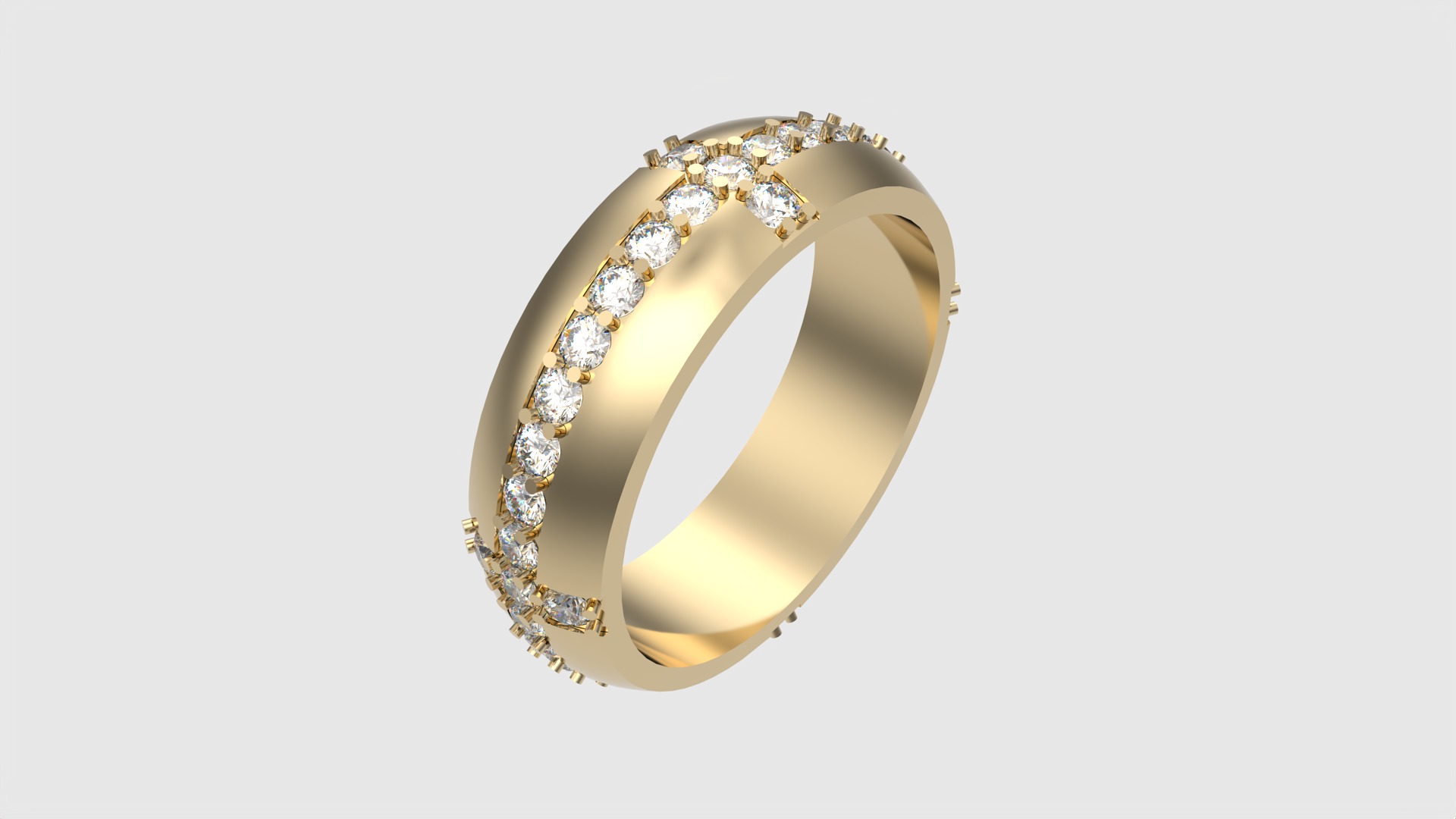 Tasteful Cross Eternity Ring JDBCo 3D print model_18