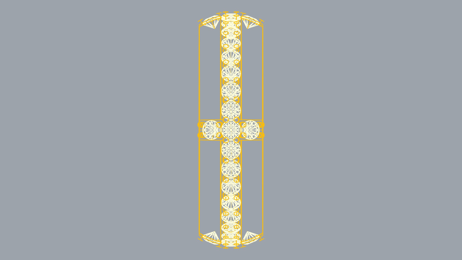 Tasteful Cross Eternity Ring JDBCo 3D print model_12
