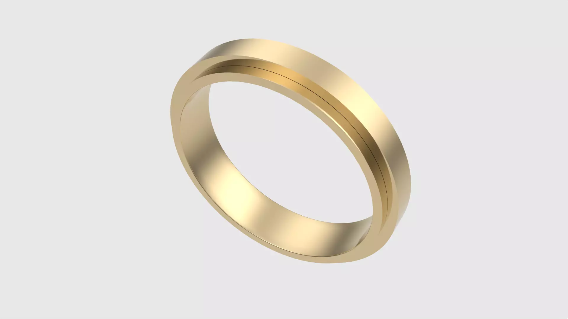 Minimalist Dual Groove Ring Design JDBCo 3D print model