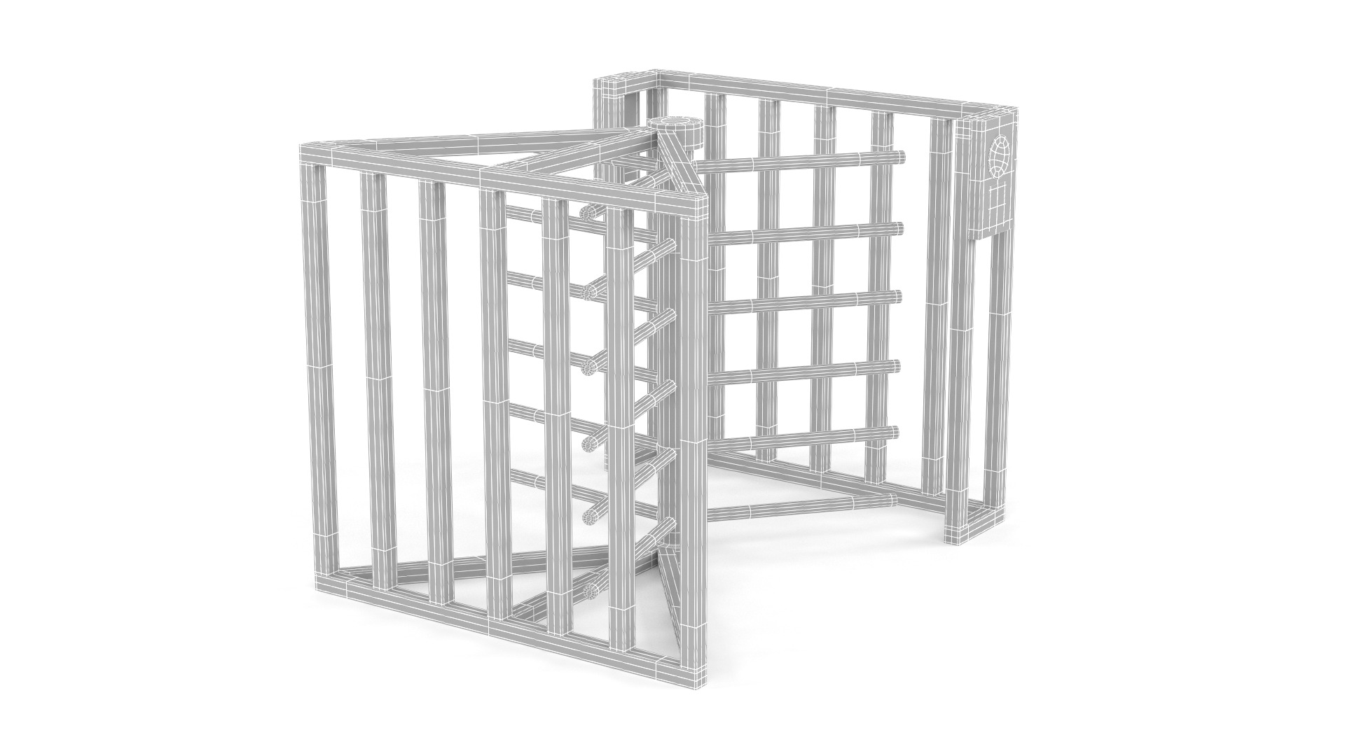 Turnstile Gate 3D model_7