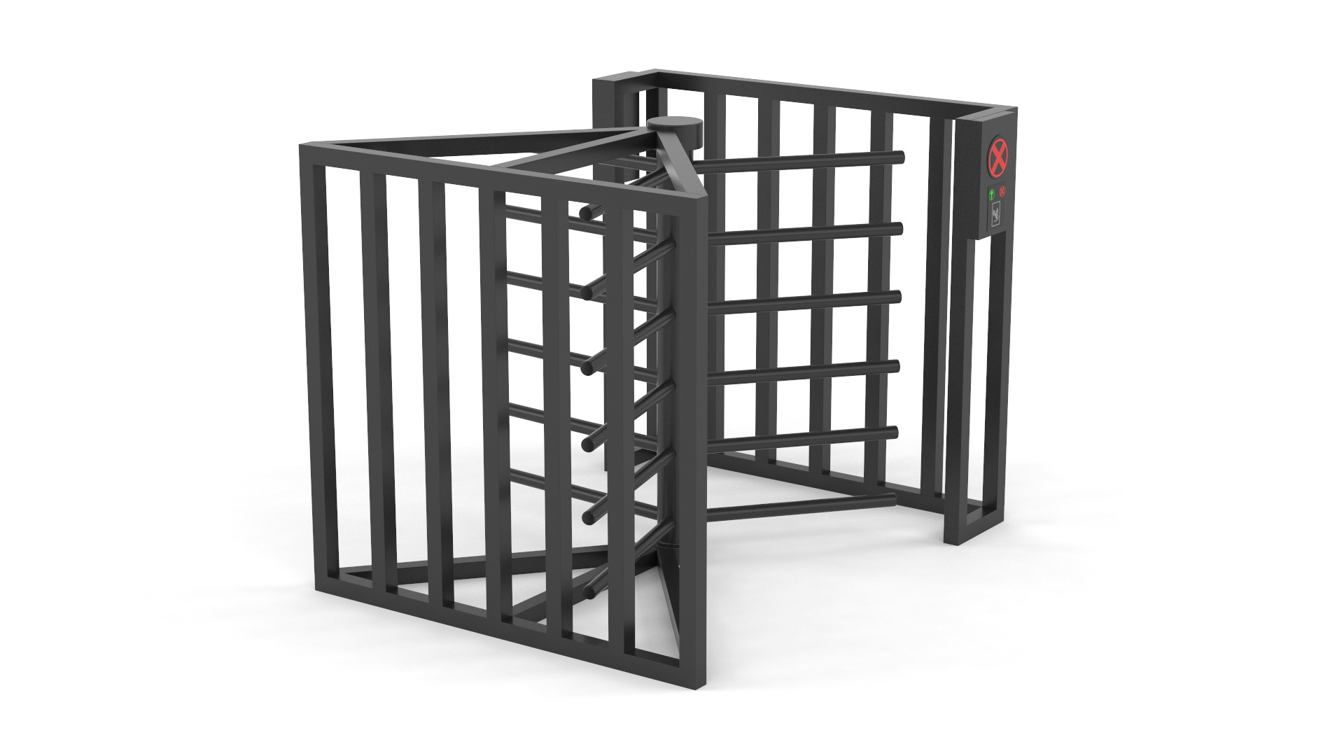 Turnstile Gate 3D model_2