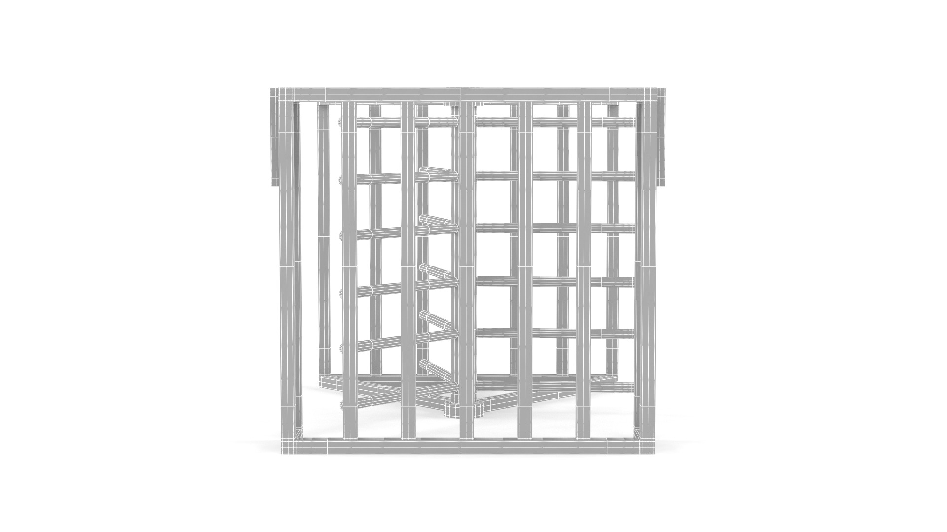 Turnstile Gate 3D model_8