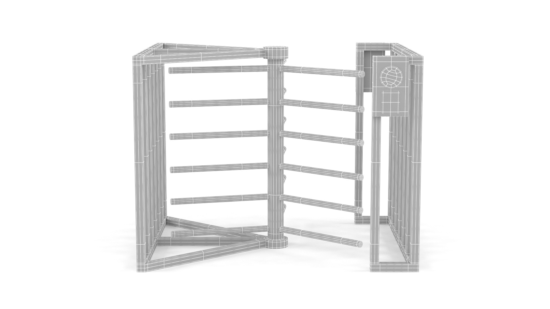Turnstile Gate 3D model_6