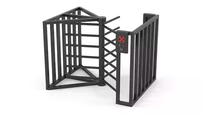 Turnstile Gate 3D model