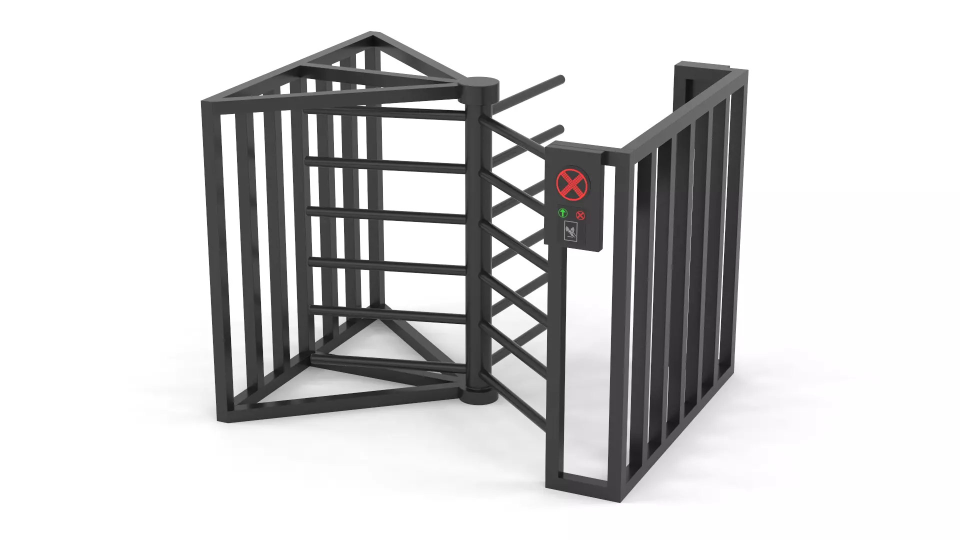 Turnstile Gate 3D model_0