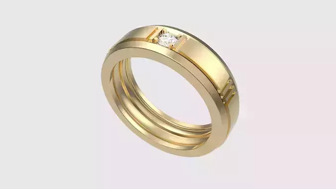 Dazzling Tasteful Multi-Band Ring JDBCo