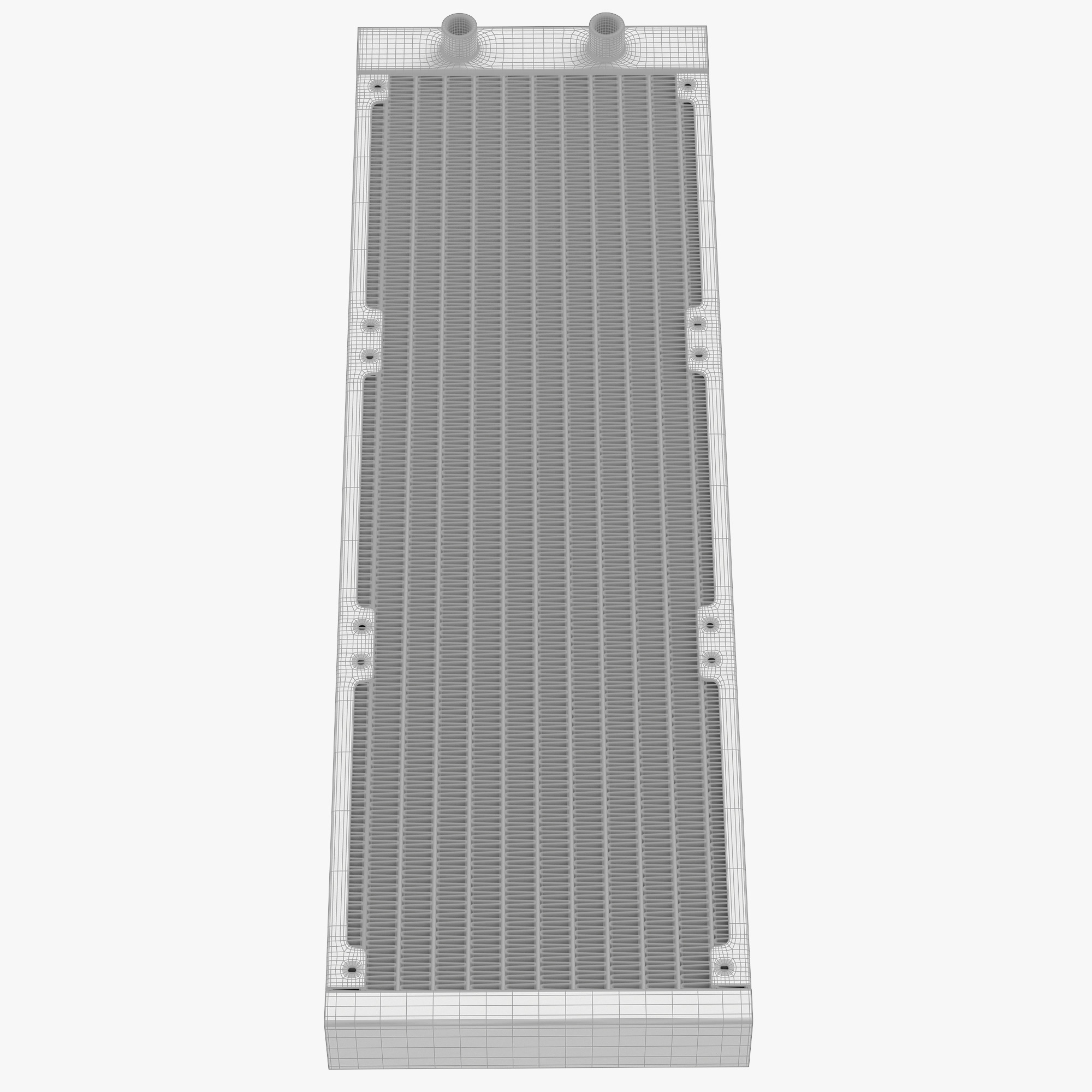 Liquid Cooling Radiators 360 mm 3D model_10