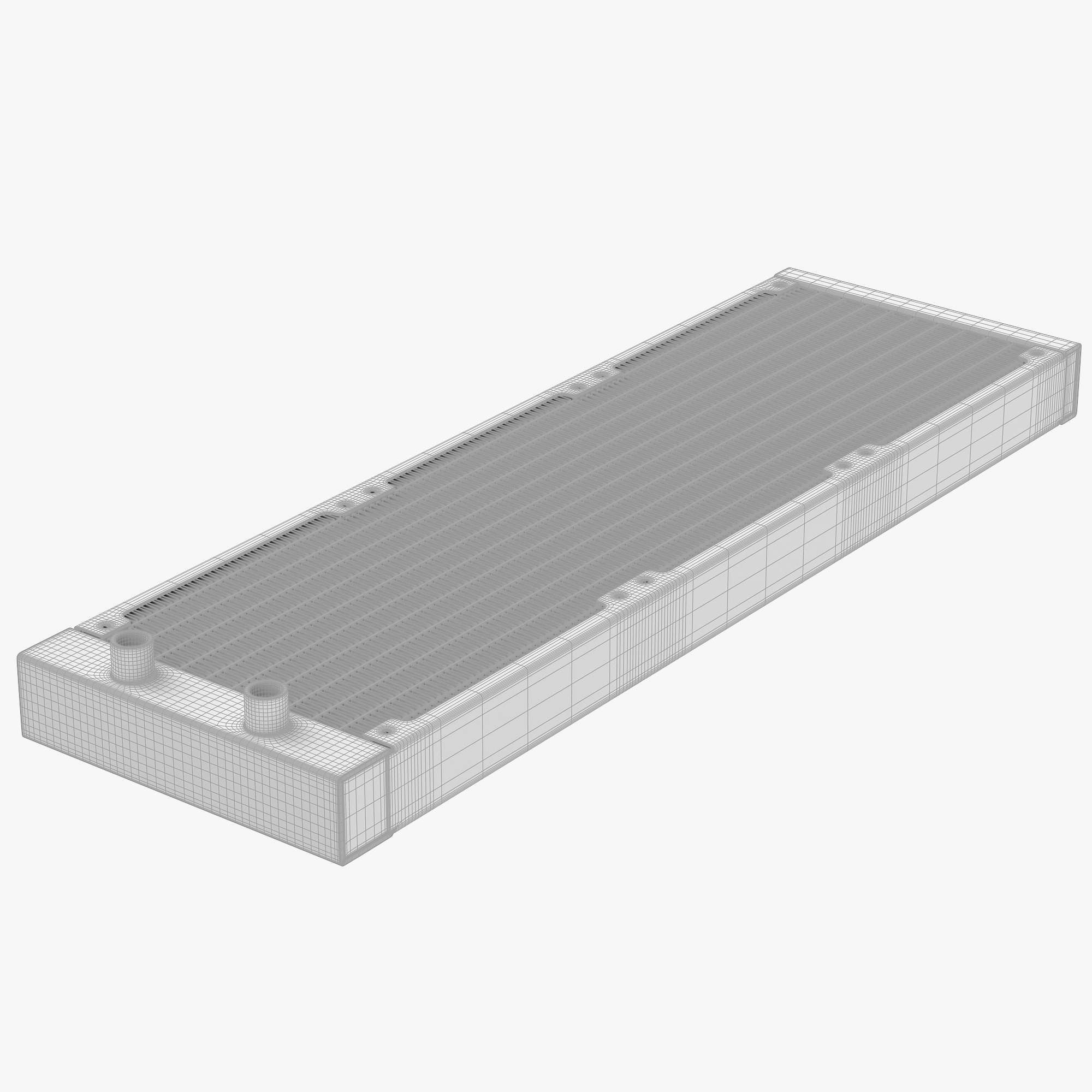 Liquid Cooling Radiators 360 mm 3D model_8