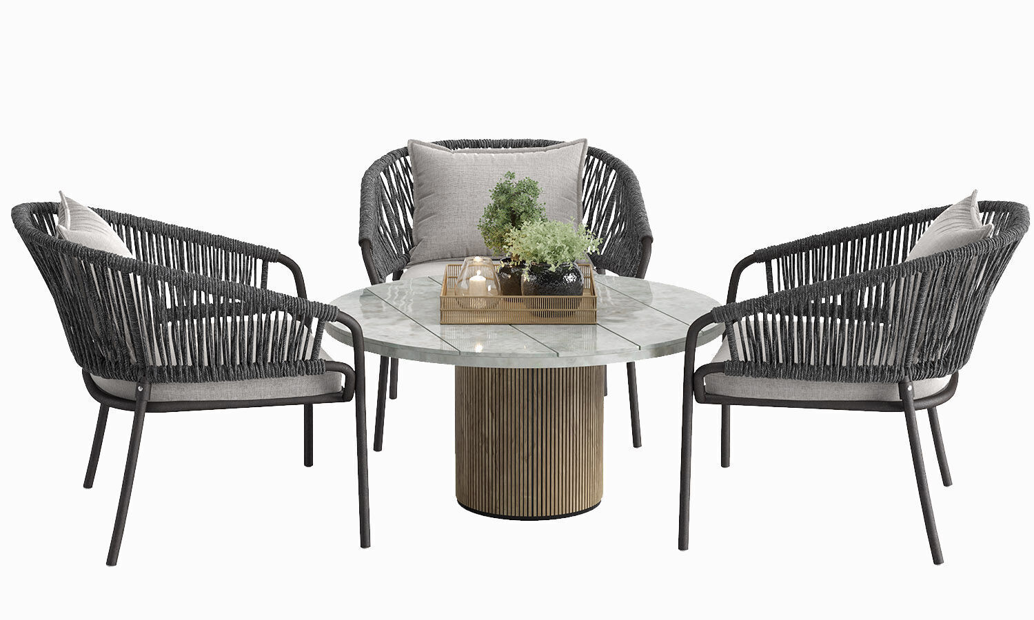 Pleasure outdoor furniture set 3D Model 3D model_1