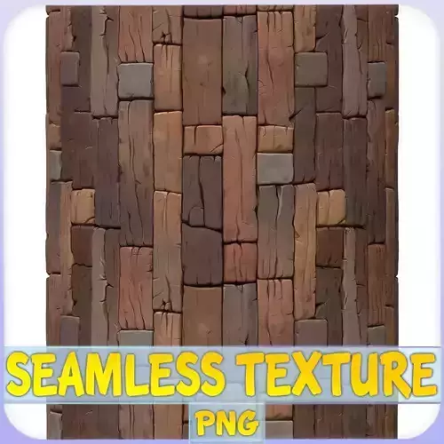 Stylized Wood Floor Seamless Texture
