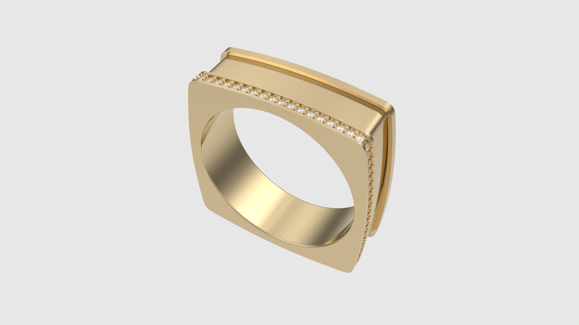 Square Outer Elegance Ring JDBCo 3D print model_22