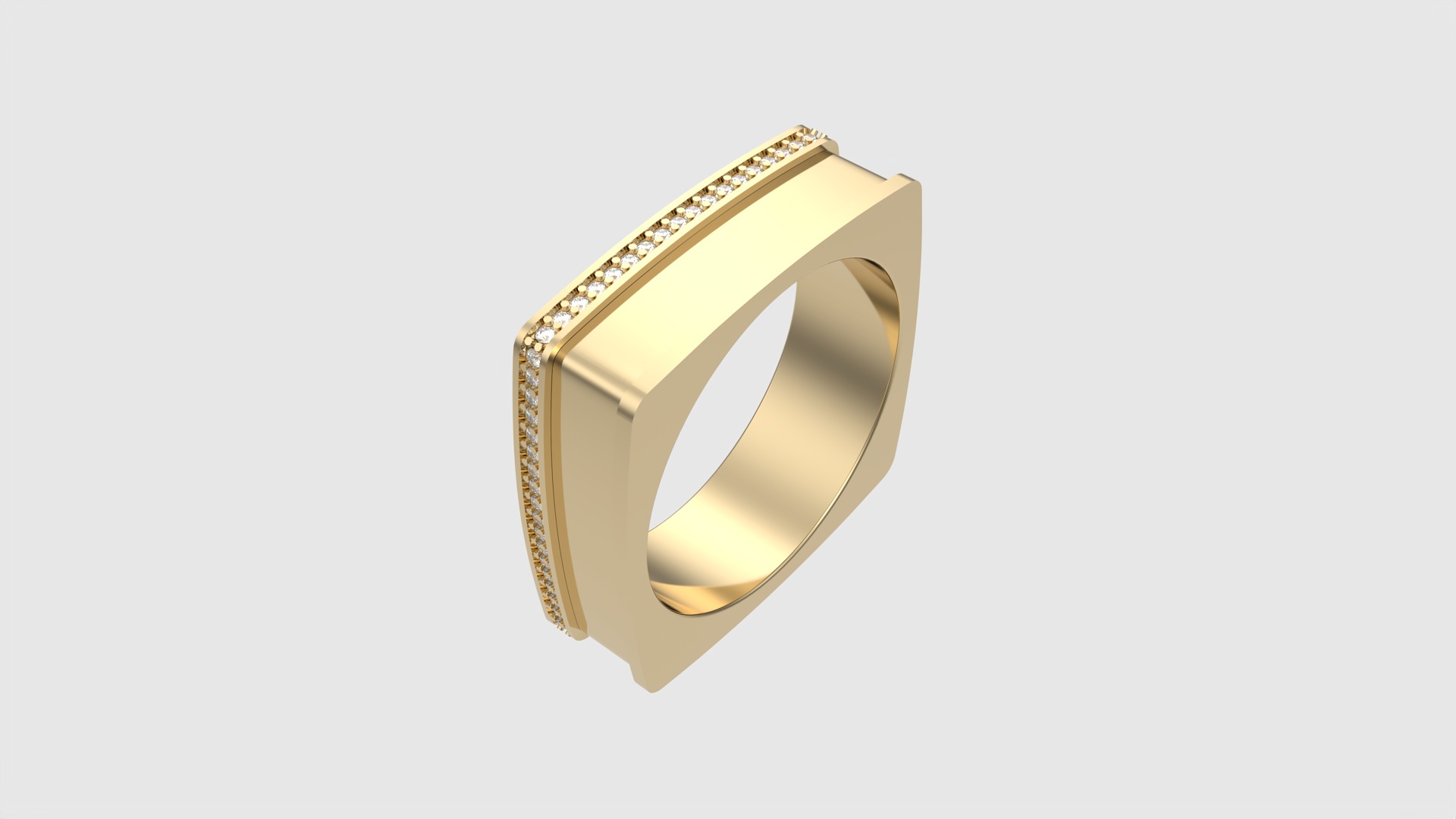 Square Outer Elegance Ring JDBCo 3D print model_18